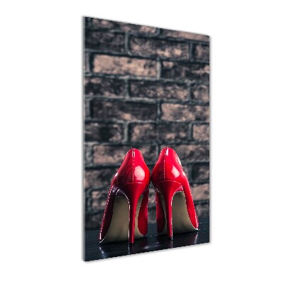 Acrylic print Red heels