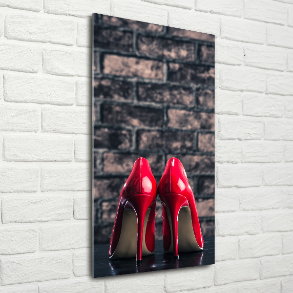 Acrylic print Red heels