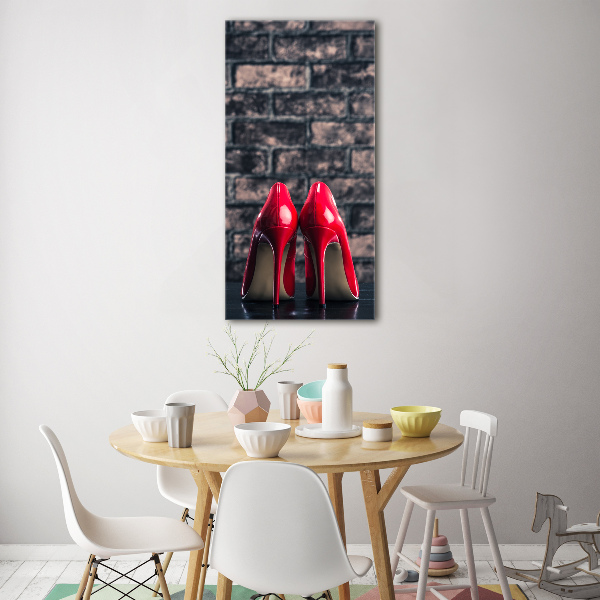 Acrylic print Red heels