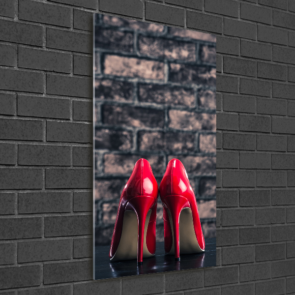 Acrylic print Red heels