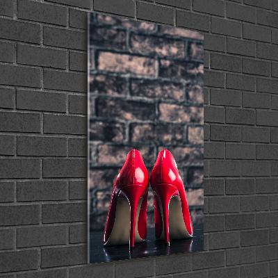 Acrylic print Red heels