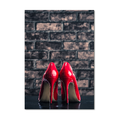 Acrylic print Red heels