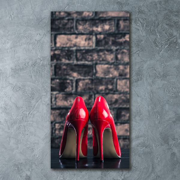 Acrylic print Red heels