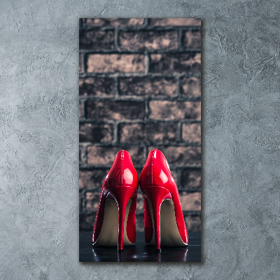 Acrylic print Red heels