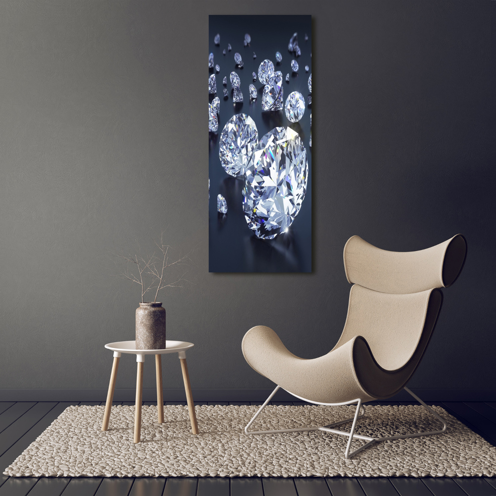 Acrylic print Diamonds