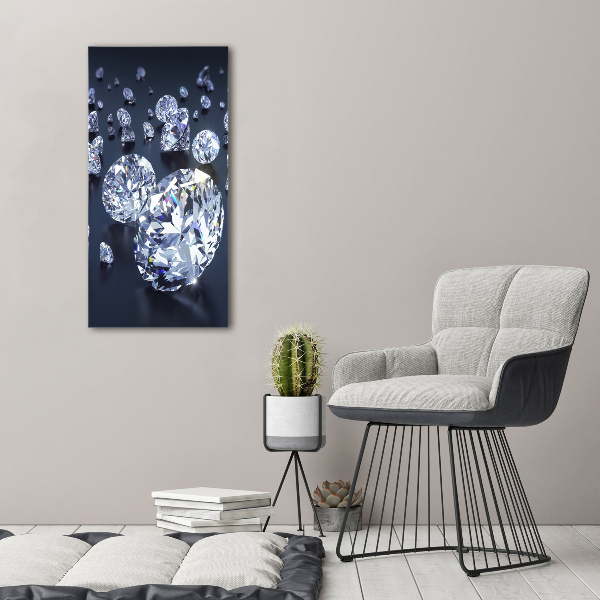 Acrylic print Diamonds