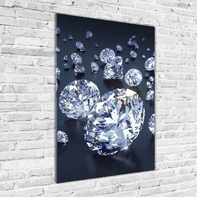 Acrylic print Diamonds