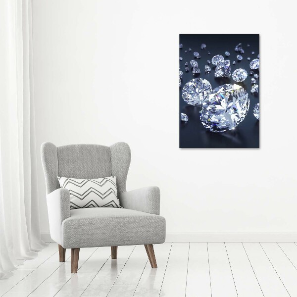 Acrylic print Diamonds