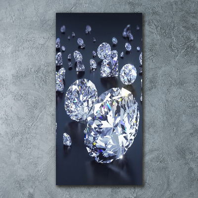 Acrylic print Diamonds