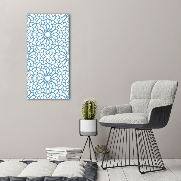 Acrylic wall art Oriental pattern