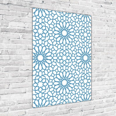 Acrylic wall art Oriental pattern