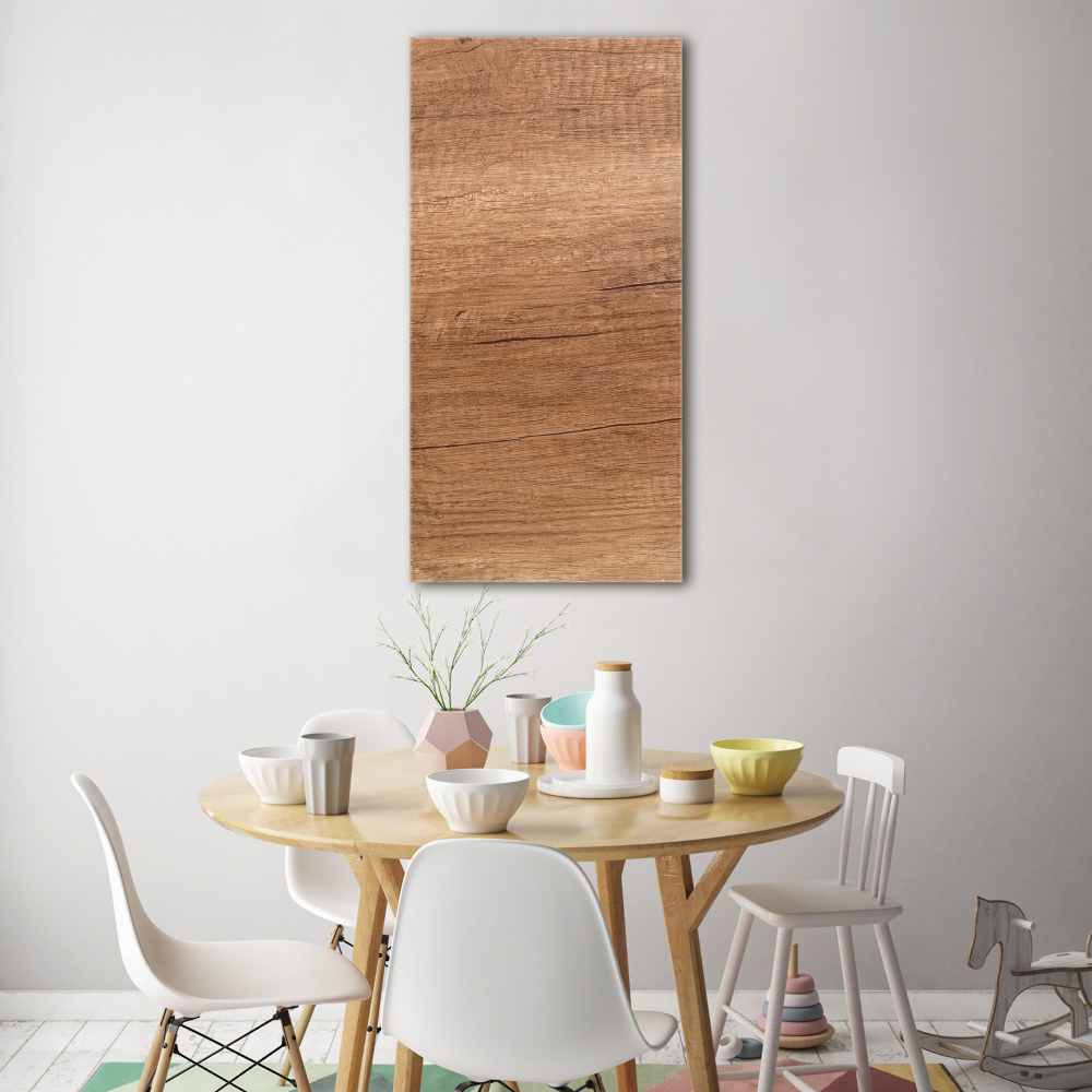 Wall art acrylic Wooden background