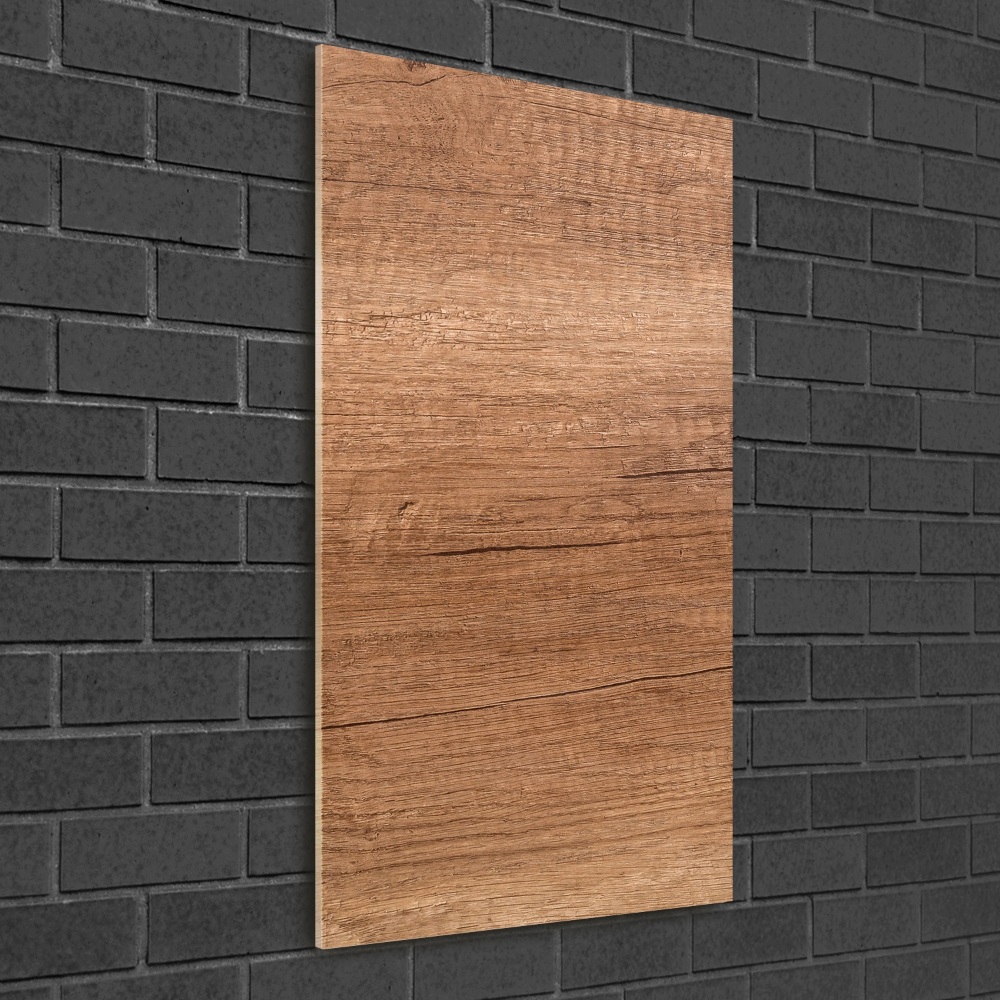 Wall art acrylic Wooden background