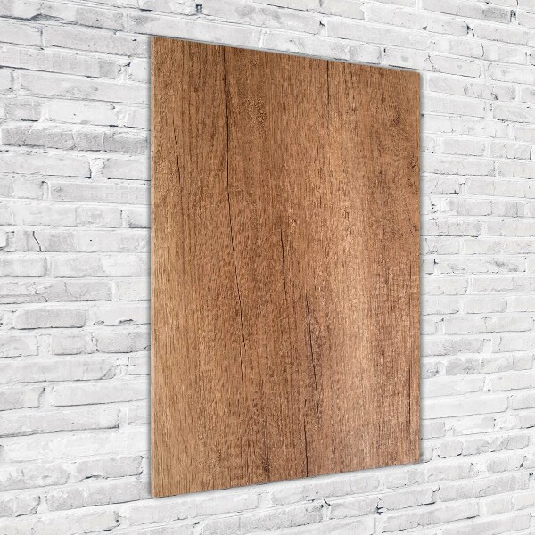 Wall art acrylic Wooden background