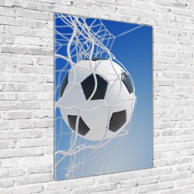 Print on acrylic Ball in the goal