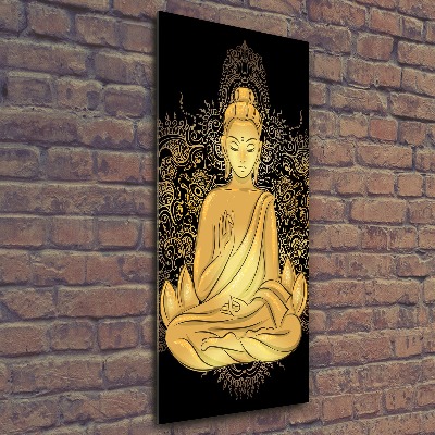 Acrylic glass print Buddha and Mandala