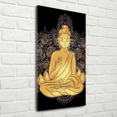 Acrylic glass print Buddha and Mandala