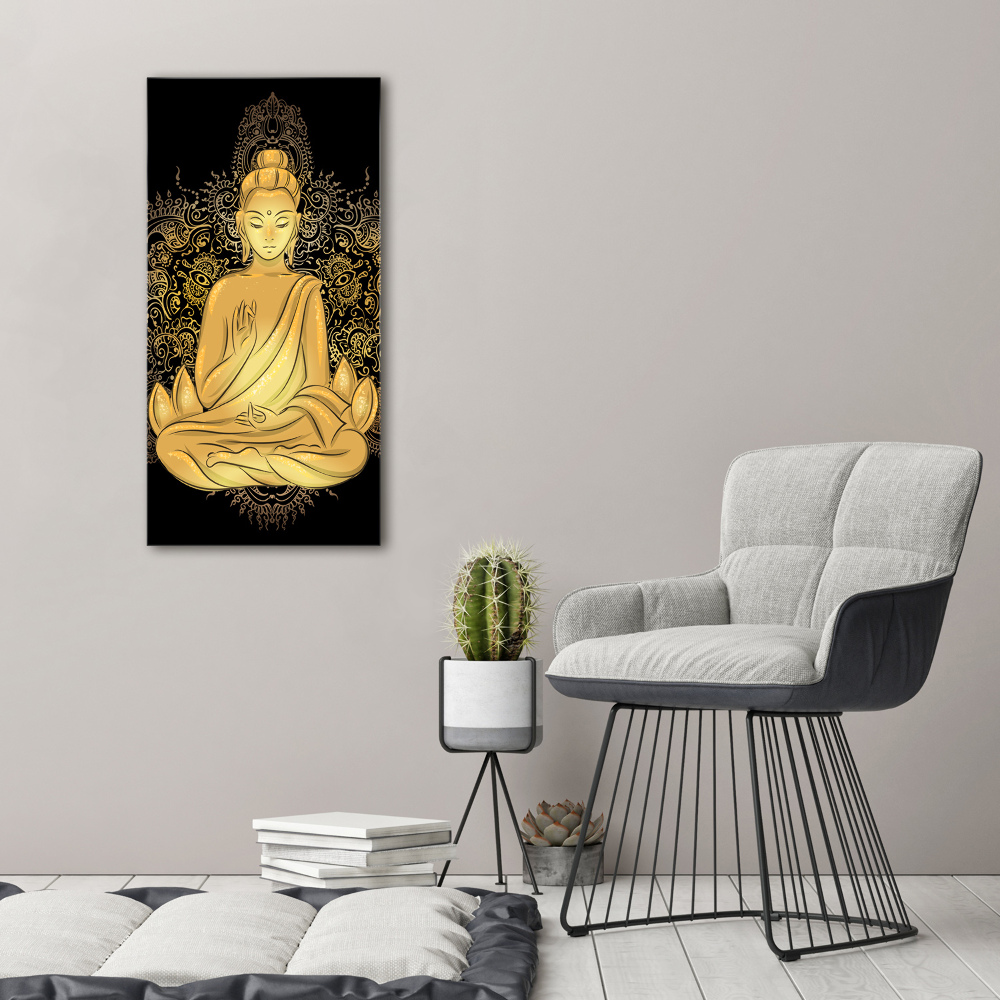 Acrylic glass print Buddha and Mandala