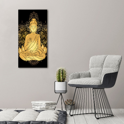 Acrylic glass print Buddha and Mandala