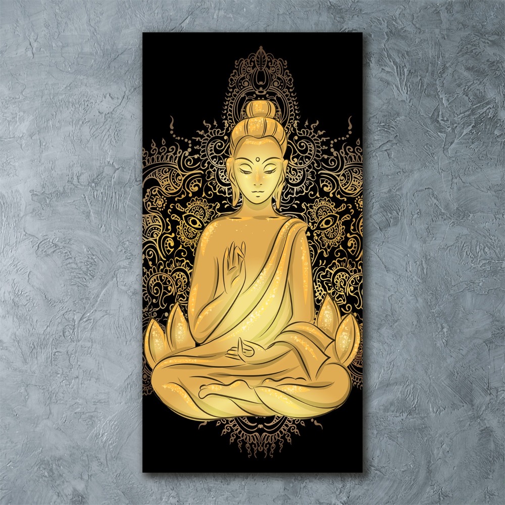 Acrylic glass print Buddha and Mandala