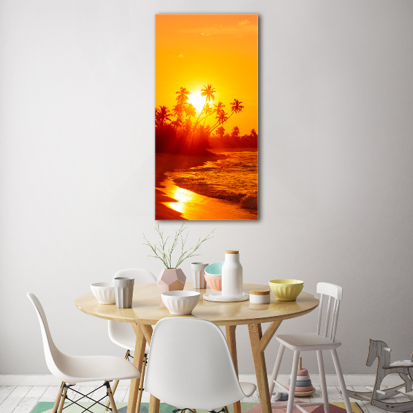 Print on acrylic Tropical beach