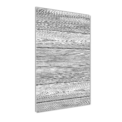 Acrylic wall art Wooden background