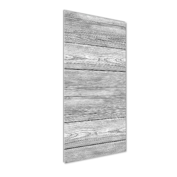 Acrylic wall art Wooden background