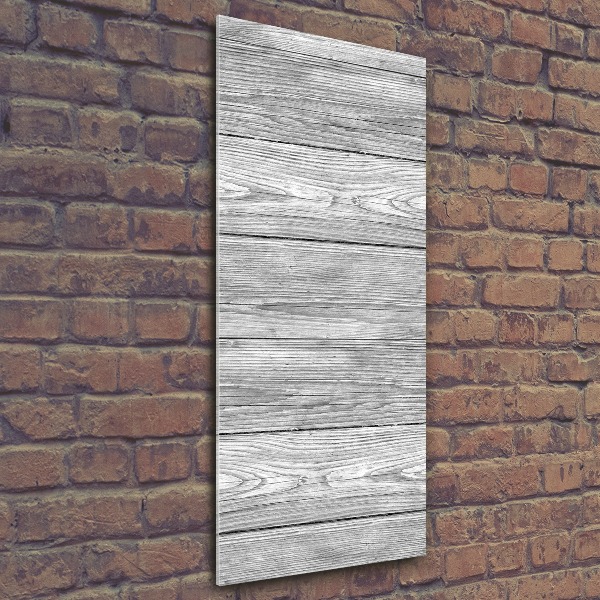 Acrylic wall art Wooden background