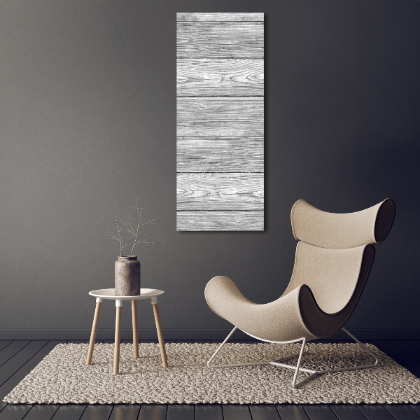 Acrylic wall art Wooden background