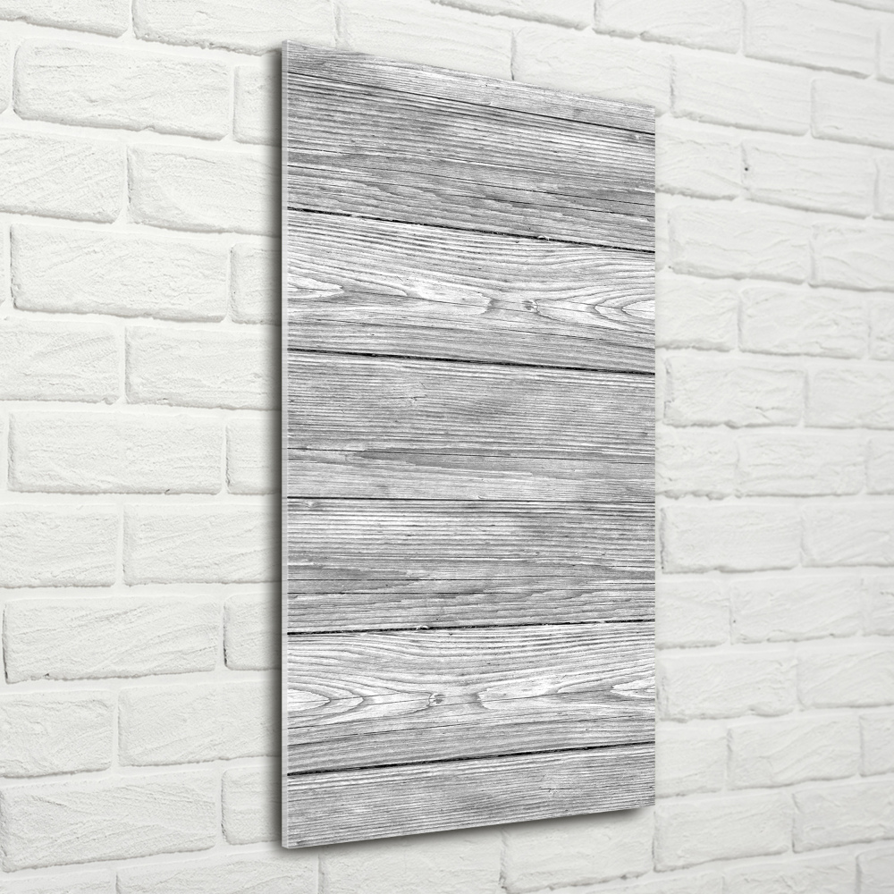 Acrylic wall art Wooden background