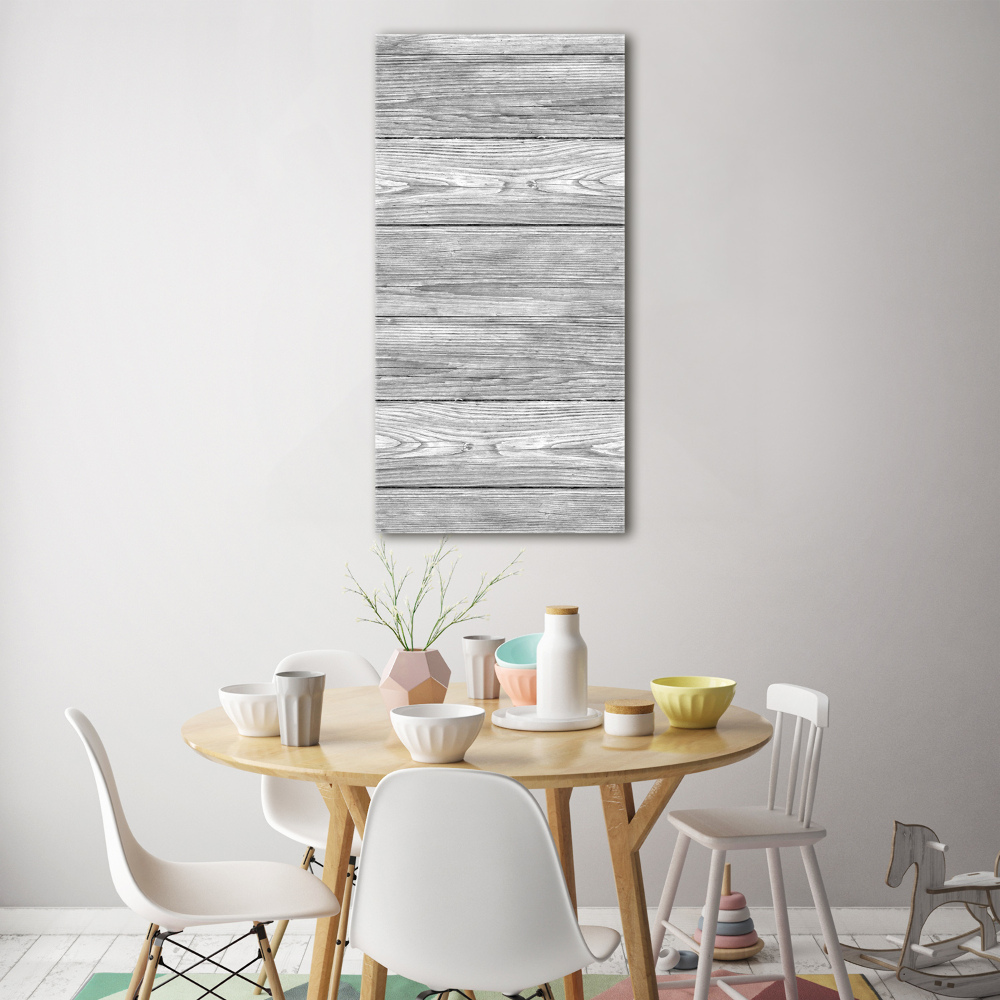 Acrylic wall art Wooden background