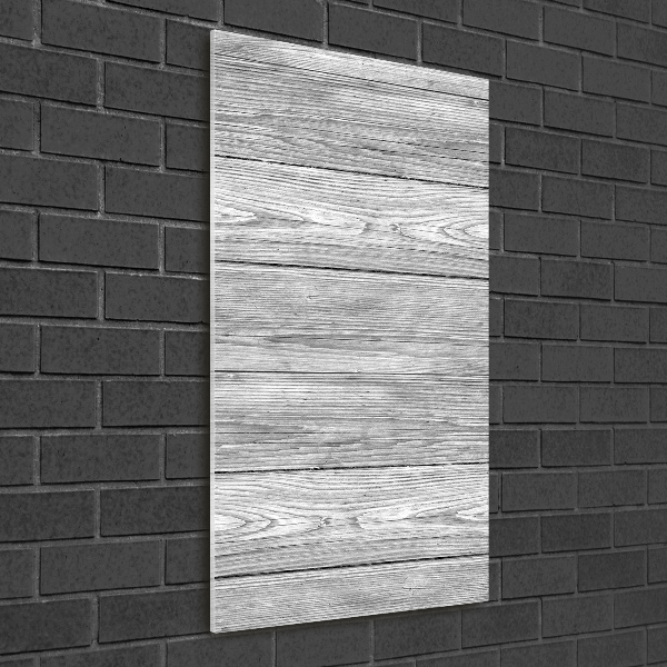 Acrylic wall art Wooden background