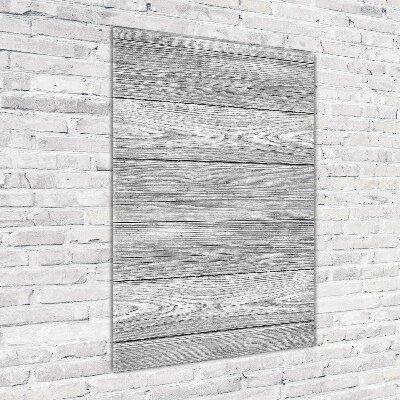 Acrylic wall art Wooden background