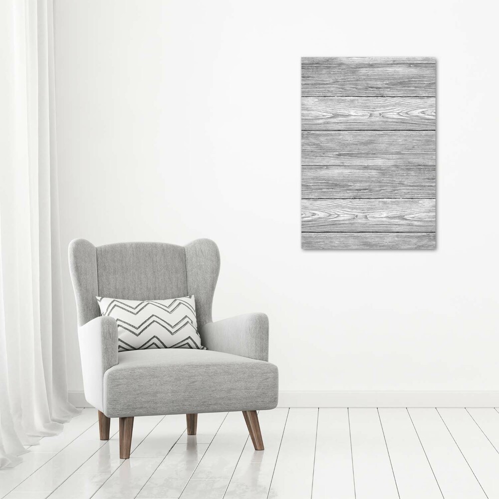 Acrylic wall art Wooden background