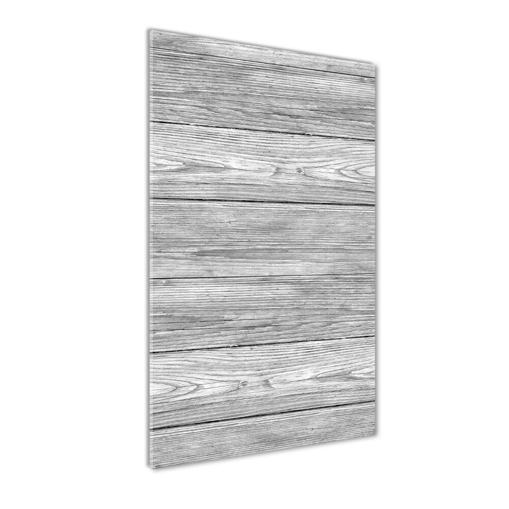 Acrylic wall art Wooden background