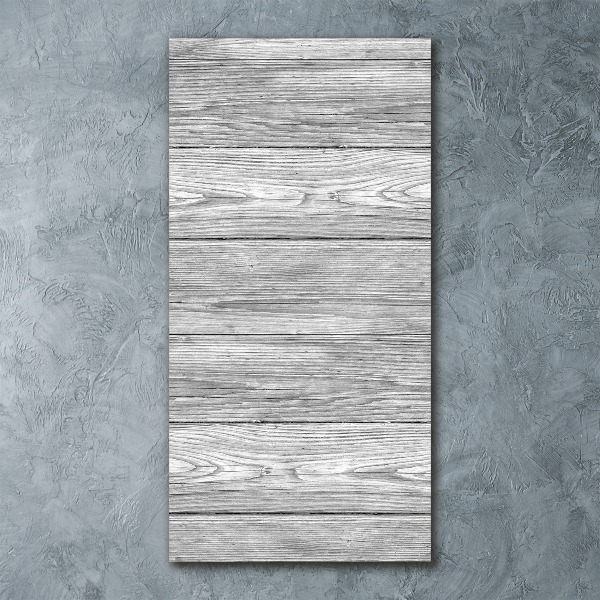 Acrylic wall art Wooden background