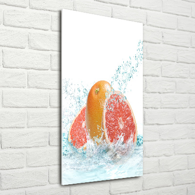 Acrylic print Grapefruit