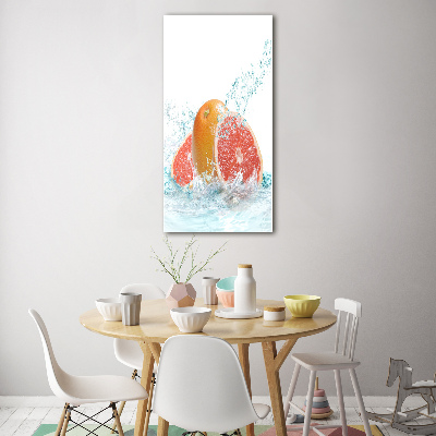 Acrylic print Grapefruit