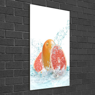 Acrylic print Grapefruit