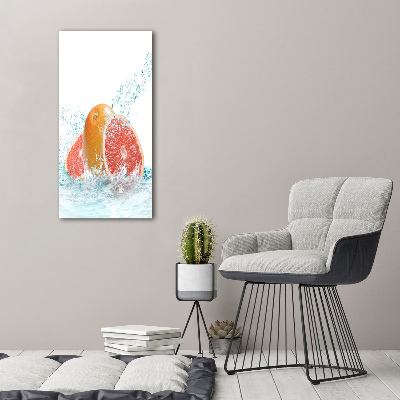 Acrylic print Grapefruit