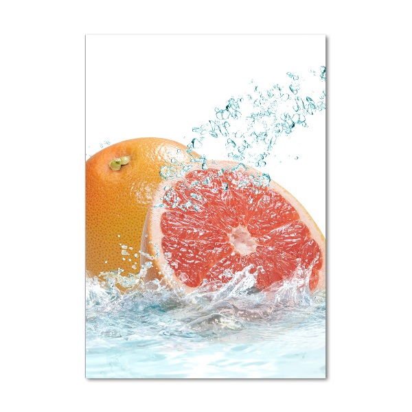 Acrylic print Grapefruit