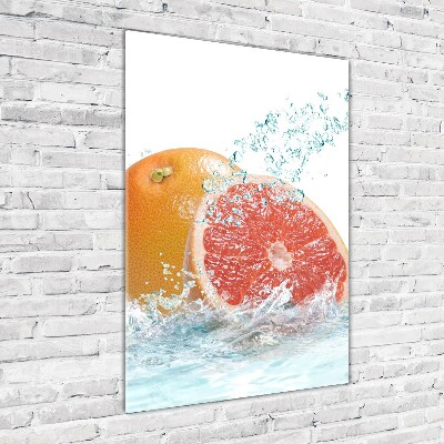 Acrylic print Grapefruit