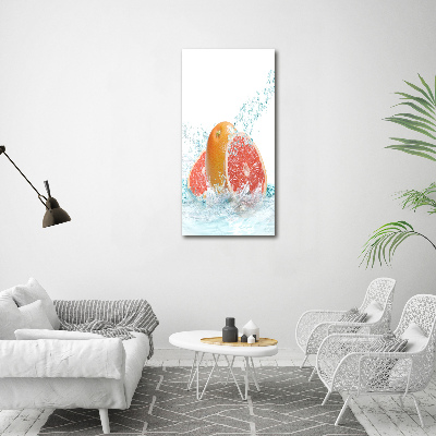 Acrylic print Grapefruit