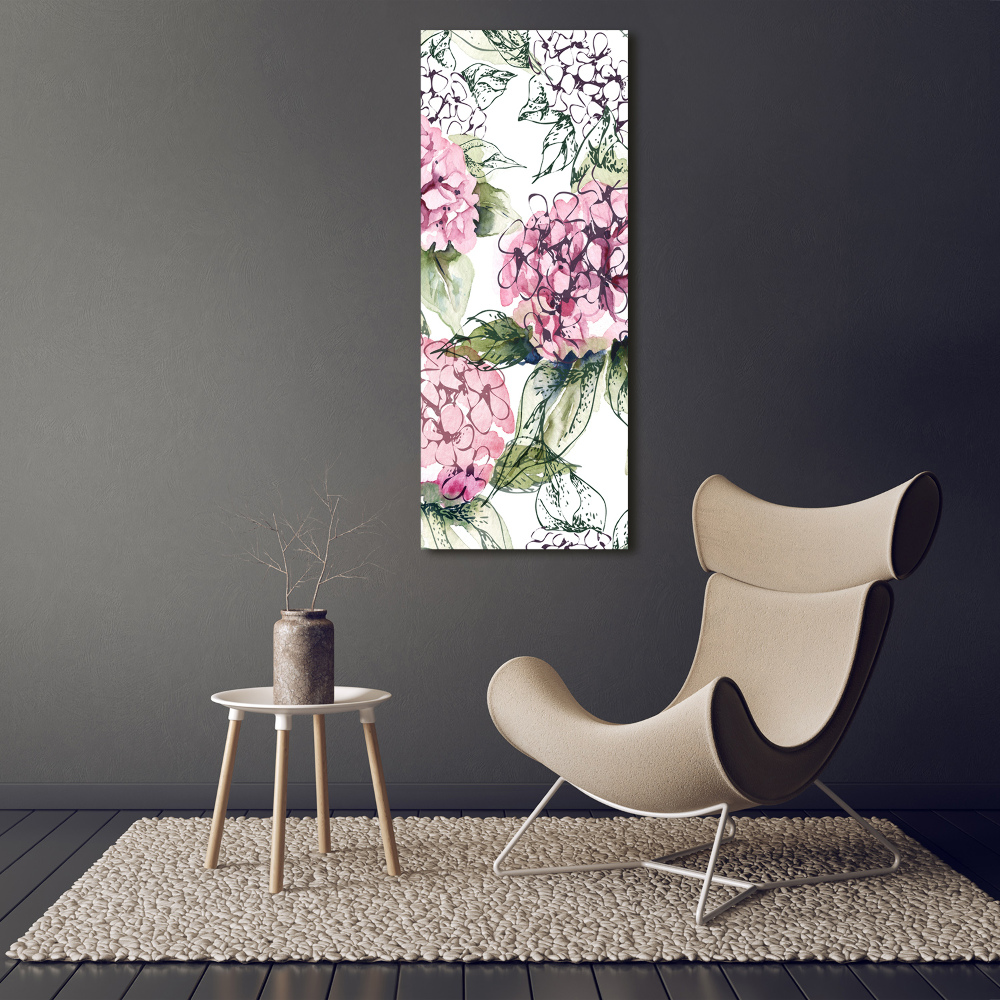 Acrylic print Hydrangea