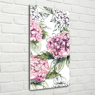 Acrylic print Hydrangea