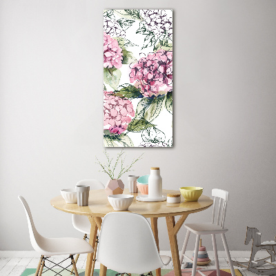 Acrylic print Hydrangea