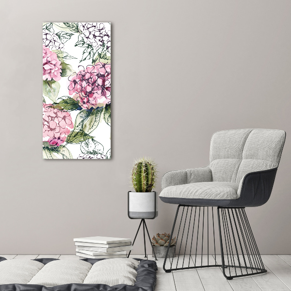 Acrylic print Hydrangea