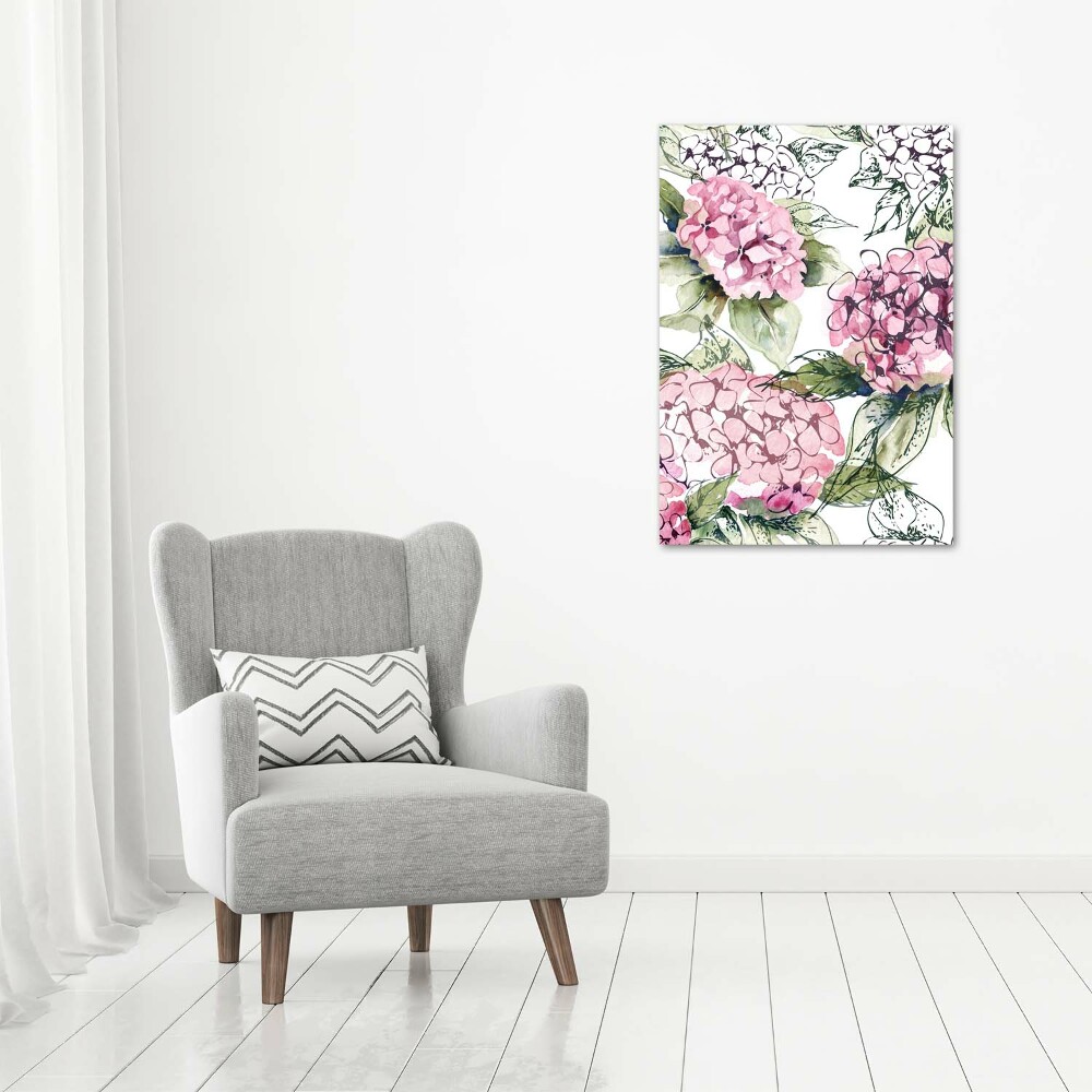 Acrylic print Hydrangea