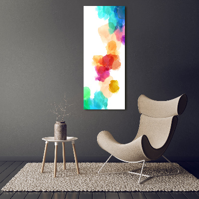 Acrylic glass print Colorful spots