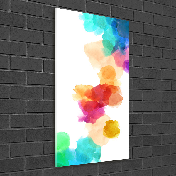 Acrylic glass print Colorful spots